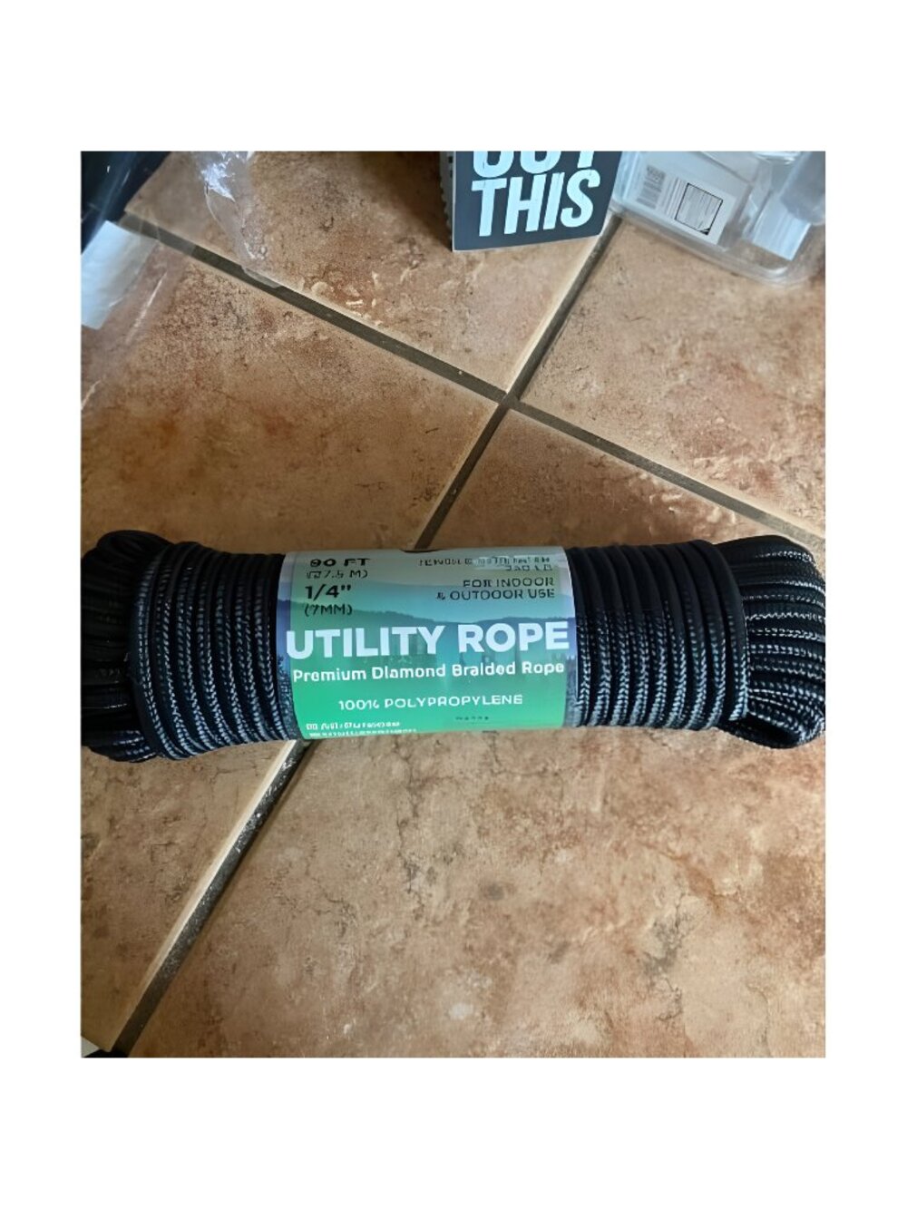 Rope – 1/4” & 3/8” – 90 FT | 150 FT – Strong All-Purpose Utility Rope